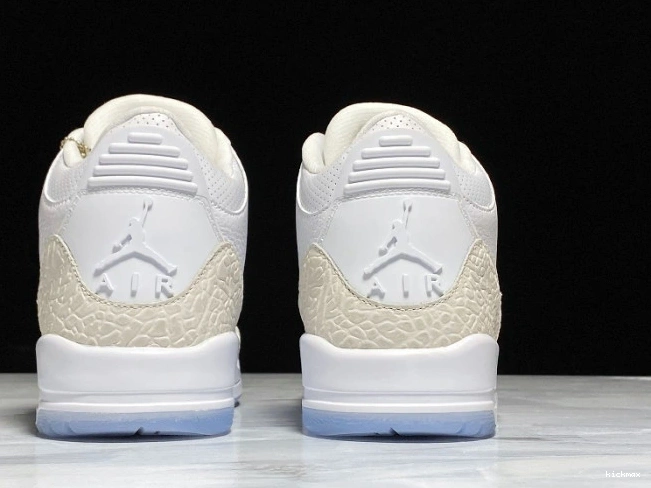 Cheap 136064-111 Triple Air 3 Retro Jordan White 0715